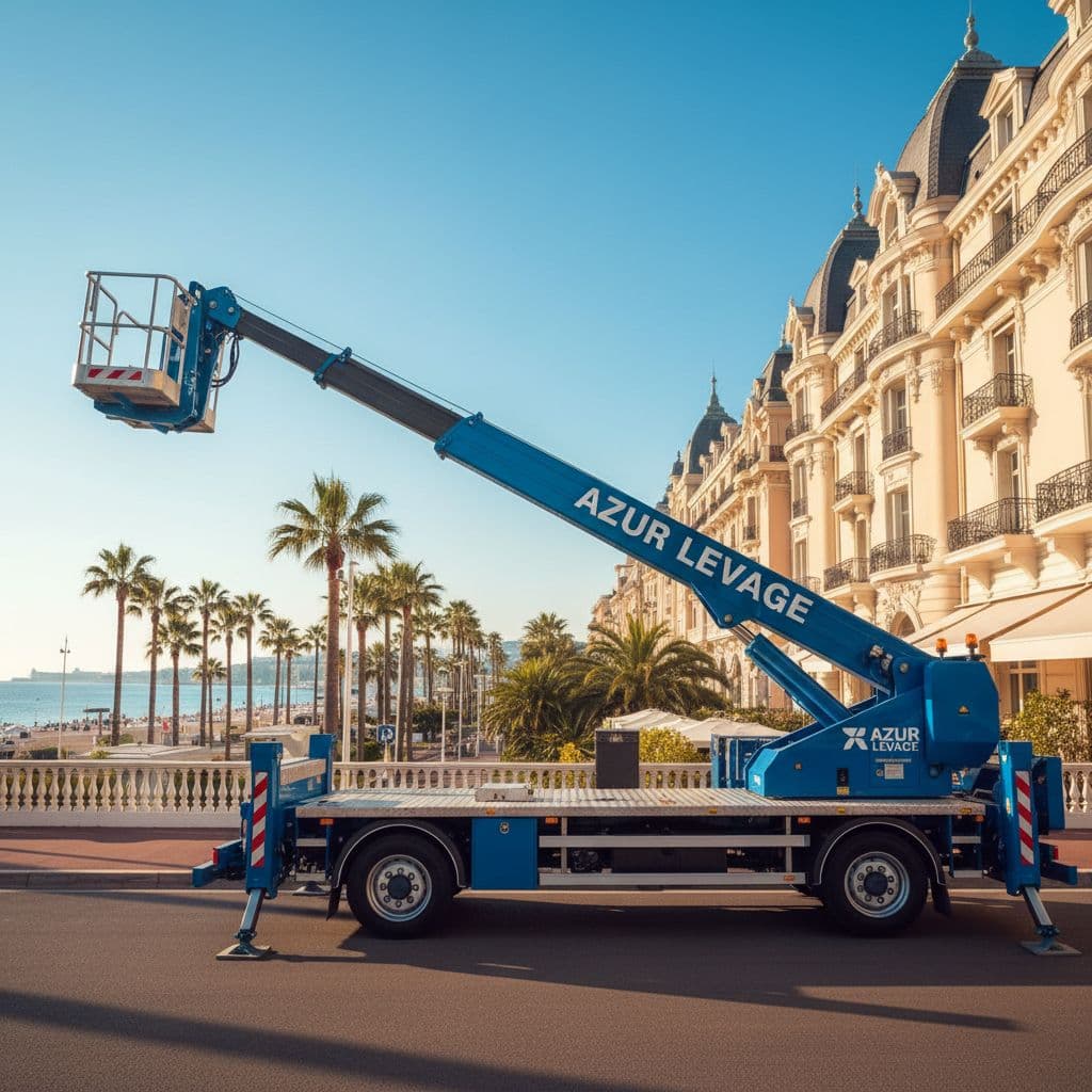 Monte meuble Azur Levage, Immeuble Belle Époque à Nice. Levage dans un bâtiment historique rénové du centre-ville.