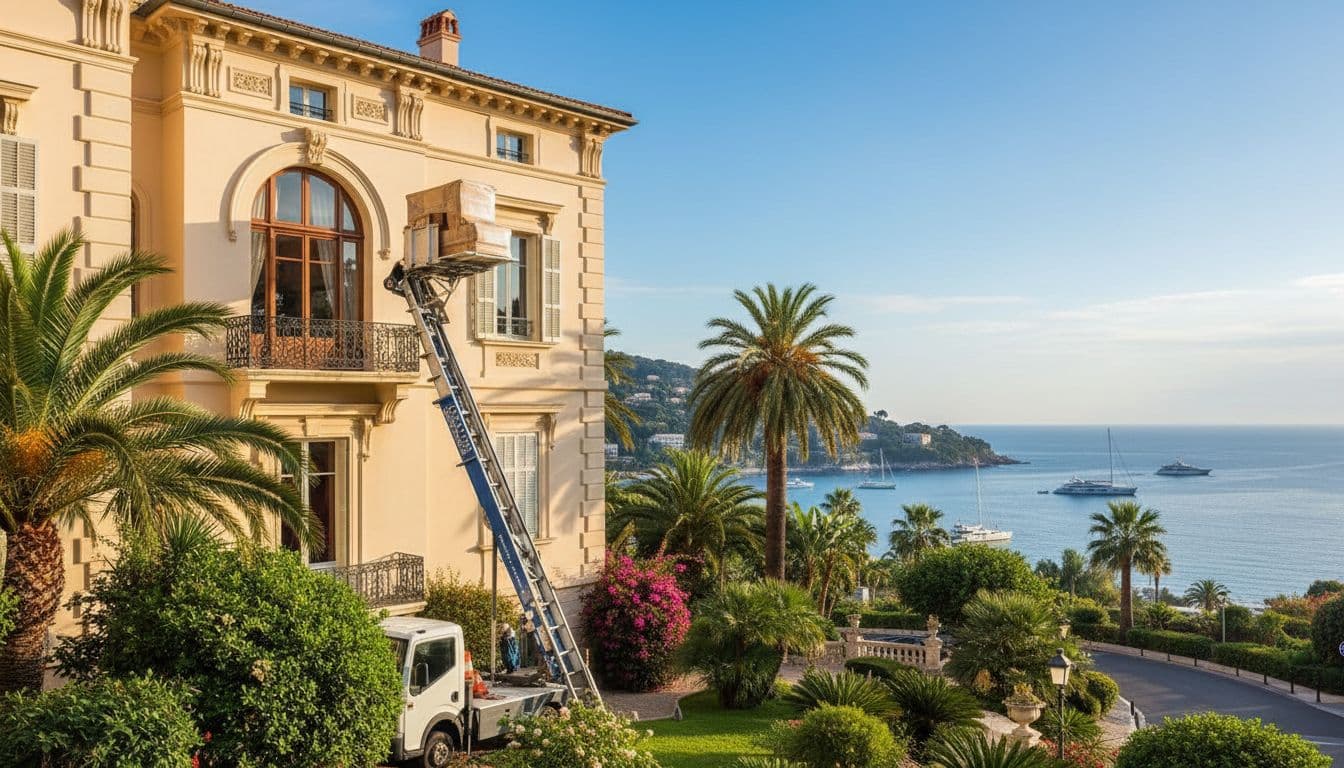 Monte-meuble Azur Levage à Cap-Ferrat, Villa prestige
