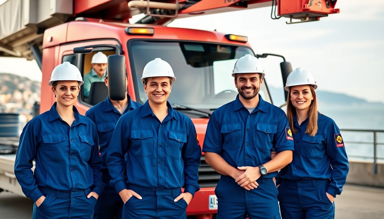 Équipe professionnelle Azur Levage